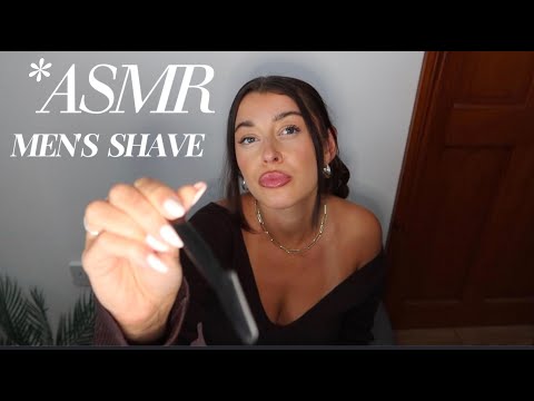 Sweet & Flirty Shave Roleplay ✨ ASMR Up Close Pampering Sounds
