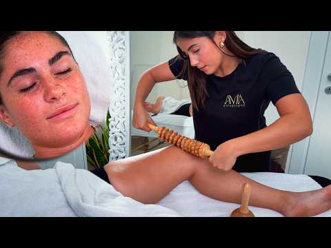 ASMR: Intense Maderotherapy Leg Massage for Deep Sleep | Maderoterapia