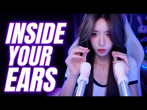 ASMR Reaches Deep Inside Your Ears 🤤 3Dio Ear Washing Sleep Treatment / 4Hr (No Talking)