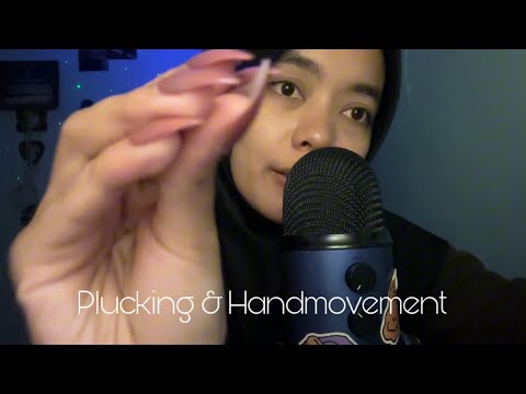 ASMR💤Plucking and Handmovement (without scissor sound)