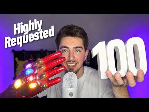 100 Highly Requested ASMR Triggers for Sleep