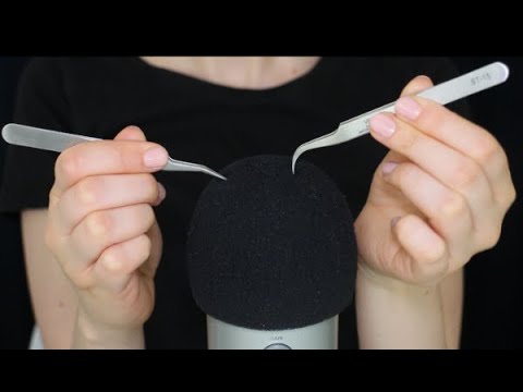 ASMR Fast & Sharp Mic Scratching (No Talking)