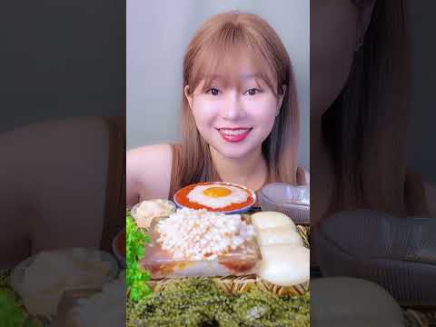 #shorts eating octopus eggs #linhasmr #asmr #asmrcontent #asmreating #asmrfood #mukbang #asmrsounds