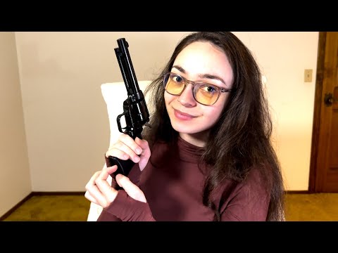 ASMR Heritage Rough Rider Revolver .22 LR While Whispering & Tapping You Into A Deep Sleep