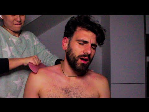 ASMR MASSAGEM INDIANA NA CABEÇA SATISFATÓRIA | MANNU ASMR
