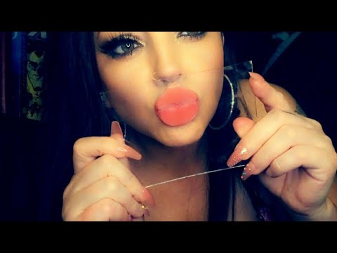 ASMR | KISSING A SHEET OF GLASS 💋