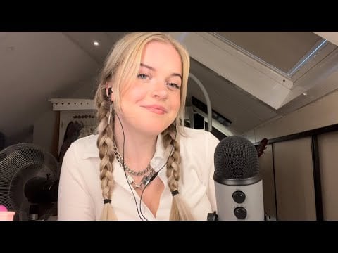 asmr | mouth sounds, hand sounds/movements!