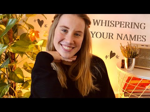 Whispering Your Wonderful Names Pt. 2 💖 | German ASMR | Maje ASMR