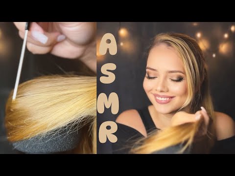 ASMR | Mic & Hair Scratching. Hair Brushing. GENTLE Mouth Sounds 💤 (for sleep)