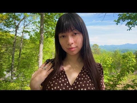 ASMR in the Mountains | Hand Movements, Tracing, Whispers