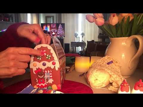 Ad-free ASMR; making Christmas gift boxes - soft spoken