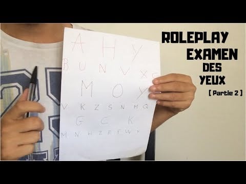 ASMR Roleplay Examen des yeux