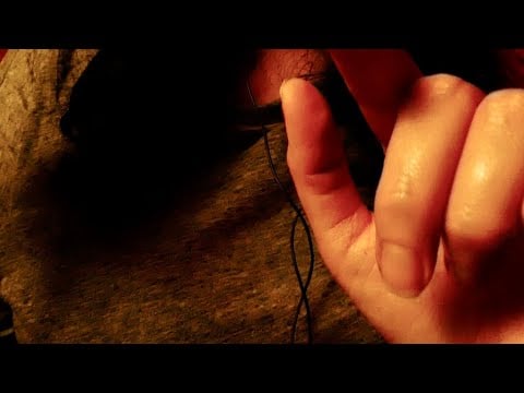 ASMR- Camera poking/ tingly inaudible whispering