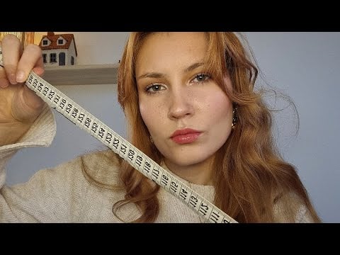 ASMR obsessed girl takes your measurements