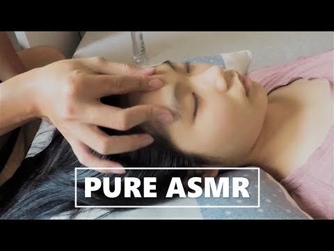 ASMR Forehead Massage to Relieve Migraine, Headaches & Stress | Gentle Hair Scratching