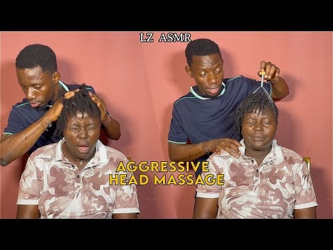 Asmr full Head Scalp Scratch Massage, Neck & Shoulder Massage for Sleep & Relaxation