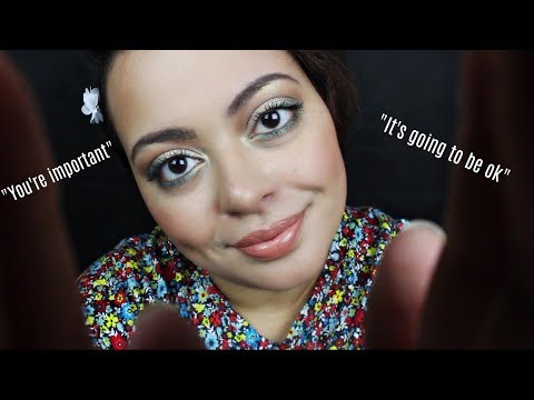 ASMR| Comforting Phrases w/ Hand Movements & Personal Attention.