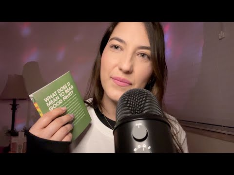 Christian ASMR! 🌱FRUITS of the SPIRIT🍓🥥🍇🍌🍏🍉🍍🍋