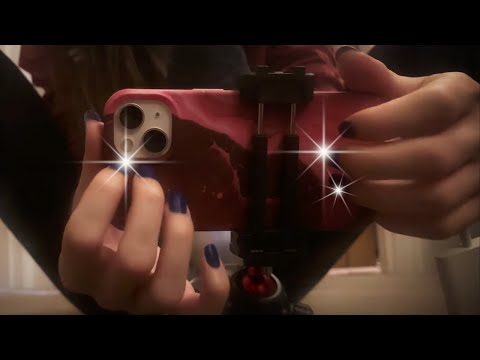 1 HOUR ASMR ✨ Fast Finger Tapping Sounds on Camera and iPhone 13 ⚡️ Close attention 🌟 Hand movements