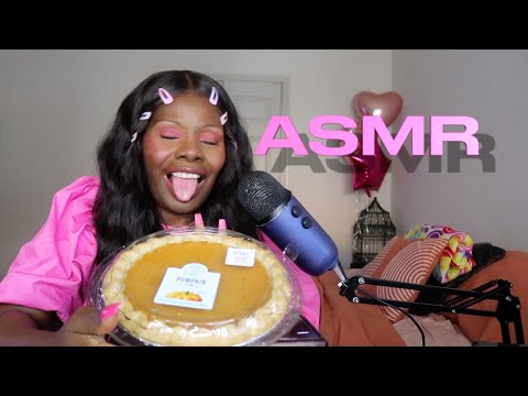 Kroger Pumpkin Pin With Cool Whip ASMR Eating Sounds