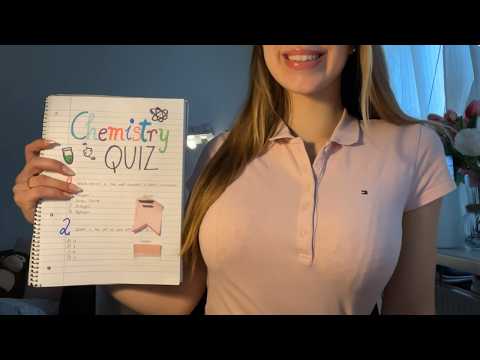 asmr chemistry quiz 🧪👩🏻‍🔬