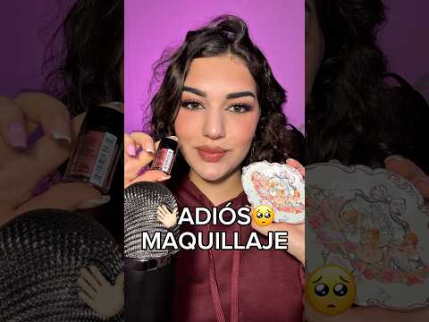 💄Este MAQUILLAJE 👋🏻SE VA👋🏻de mi Colección😔 #asmr #maquillaje #decluttering