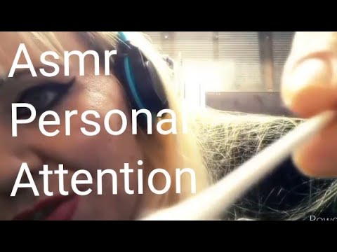 ASMR PERSONAL ATTENTION (friend removes something from your eye)