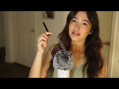 ASMR Fluffy Mic Play 😴 | Massage, Scratches & Combing for Maximum Tingles
