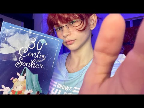 ASMR LENDO HISTÓRIA PRA VOCÊ DORMIR