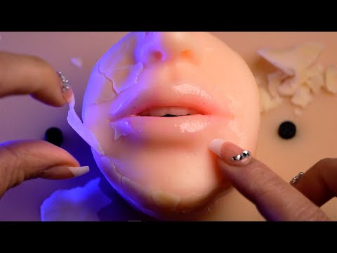 ASMR Dry Skin Exfoliation🧼Skin Care / Roleplay (No Talking)