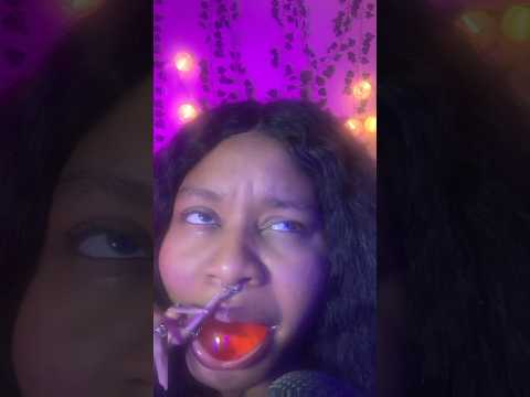 Trying the jelly candy! I was scared! #jellyasmr #asmr #shorts