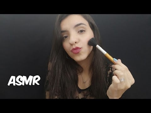 ASMR- CONTAGEM COM PINCEL NA TELA + SONS DE ÁGUA PARA RELAXAR E DORMIR