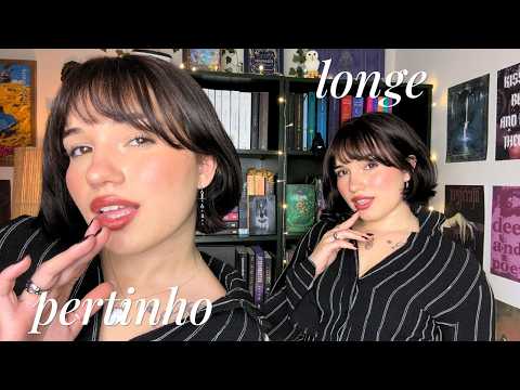 MOUTH SOUNDS DE PERTINHO OU DE LONGE, você escolhe!!! | ASMR - Spit painting, personal attention #12