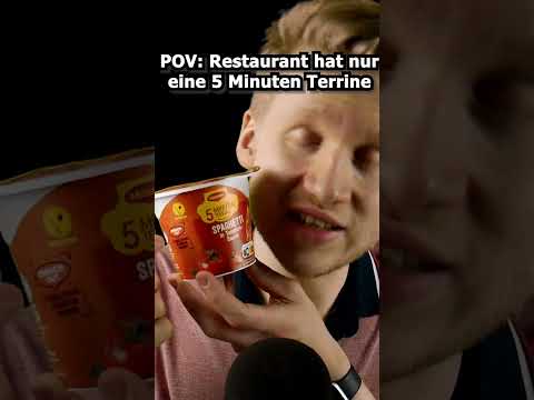 ASMR - POV: Restaurant hat nur eine 5 Minuten Terrine! #shorts #asmr #roleplay #deutscheasmr