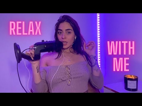 Come relax with me. Sensory slug, water sounds, tapping, soft whispers. - ASMR