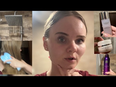 ASMR night routine skincare 🫧🌙