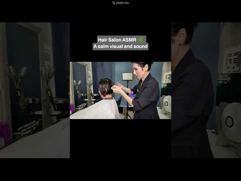 A Peaceful Salon Moment with Satisfying ASMR Sounds