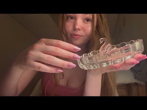 ASMR-✨Tapping with Sparkly Pink Nails!💅