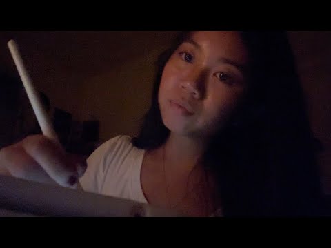 ASMR asking you personal questions (in the dark!)