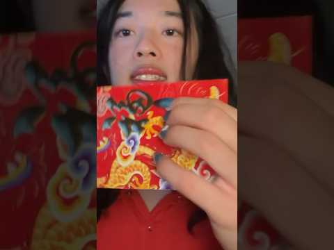 ASMR red envelope tapping 🧧 (short version) #asmr #tapping