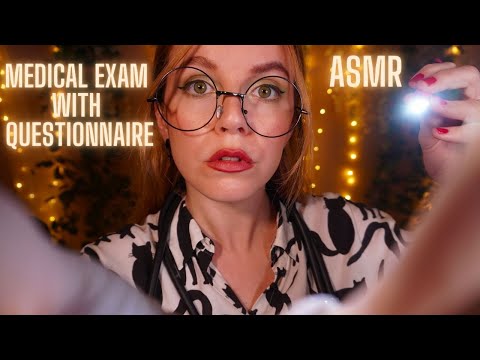 ASMR Concerned Doctor Soft Spoken Medical Exam