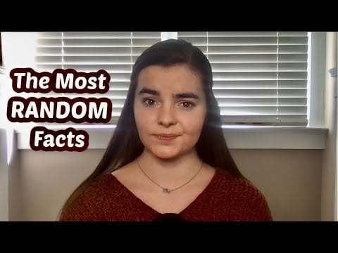 ASMR 1 Hour of Whispering Random and Useless Facts