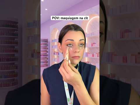 POV: maquiagem na CLT #asmr #asmrsounds #asmrbrasil #humor #comedia