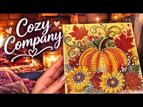 Spend 3 Cosy Hours With Me 🎃 Halloween Crafting ASMR by the Fire! // Soft Whispers 🍂