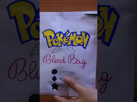 POKÉMON BLIND BAG UNBOXING ASMR #asmr #blindbag #pokemonasmr