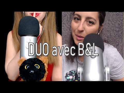 [ASMR français] DUO avec B&L ASMR - Inaudible et Tapping