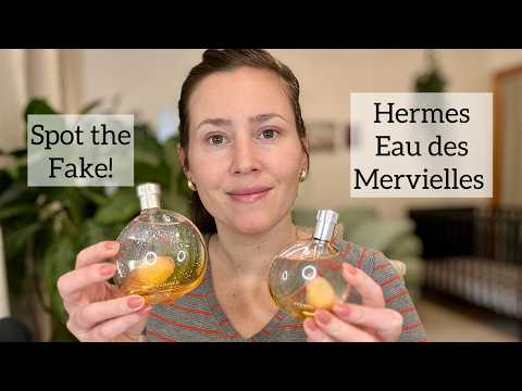 How to Spot a Fake Hermes Eau des Merveilles - (ASMR)