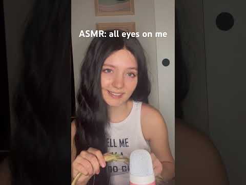 all eyes on me 🤍#asmr #girlfriendasmr #whisper #cozyasmr #tingles