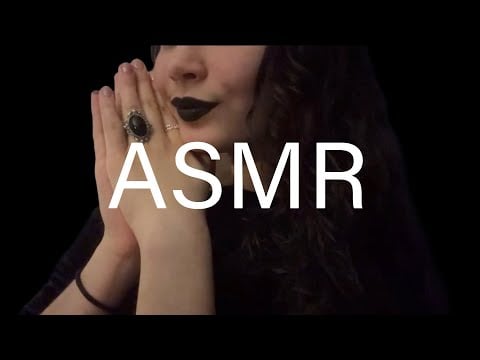 Gothic ASMR (Whispering, Hand movements, Fabric rubbing and Tapping)