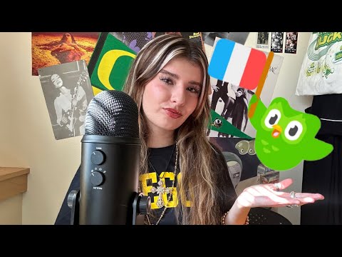 [ASMR] IN FRENCH 🇫🇷 (Duolingo pt.2)